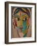 Mystical Head: Head of a Girl, 1918-Alexej Von Jawlensky-Framed Giclee Print