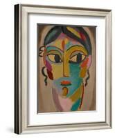 Mystical Head: Head of a Girl, 1918-Alexej Von Jawlensky-Framed Giclee Print