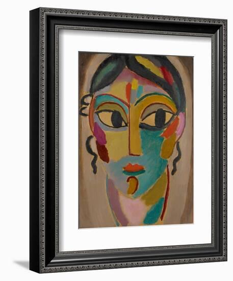 Mystical Head: Head of a Girl, 1918-Alexej Von Jawlensky-Framed Giclee Print