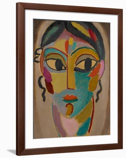 Mystical Head: Head of a Girl, 1918-Alexej Von Jawlensky-Framed Giclee Print