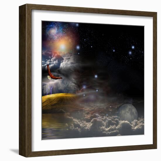 Mystical Landscape Composition-rolffimages-Framed Photographic Print