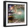 Mystical Landscape Composition-rolffimages-Framed Art Print