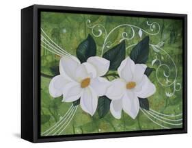 Mystical Magnolias II-Herb Dickinson-Framed Stretched Canvas