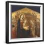 Mystical Marriage of St Catherine of Alexandria, with Saints Zenobio and Leonard-Master of the Christchurch Coronation-Framed Giclee Print