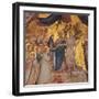 Mystical Marriage of St. Francis to Poverty-Giotto di Bondone-Framed Art Print