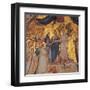 Mystical Marriage of St. Francis to Poverty-Giotto di Bondone-Framed Art Print