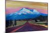 Mystical Mt Shasta White Mountain In Cascades Rang-Markus Bleichner-Mounted Premium Giclee Print