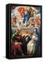 Mystical Vision with St John Evangelist and Mary Mother of Jesus of Agreda-Cristobal de Villalpando-Framed Stretched Canvas