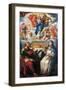 Mystical Vision with St John Evangelist and Mary Mother of Jesus of Agreda-Cristobal de Villalpando-Framed Giclee Print