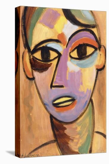 Mysticher Kopf: Jungling I, C.1917-Alexej Von Jawlensky-Stretched Canvas