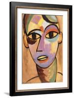 Mysticher Kopf: Jungling I, C.1917-Alexej Von Jawlensky-Framed Giclee Print