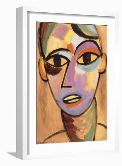 Mysticher Kopf: Jungling I, C.1917-Alexej Von Jawlensky-Framed Giclee Print