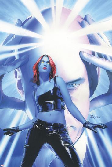 Mystique No.15 Cover: Mystique and Professor X-null-Lamina Framed Poster