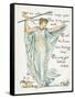 Myth, Flora-Walter Crane-Framed Stretched Canvas