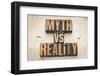 Myth Versus Reality-PixelsAway-Framed Photographic Print
