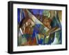 Mythical Creature Ii. (Horse) 1913-Franz Marc-Framed Giclee Print