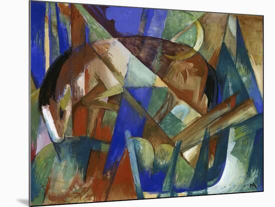 Mythical Creature Ii. (Horse) 1913-Franz Marc-Mounted Giclee Print