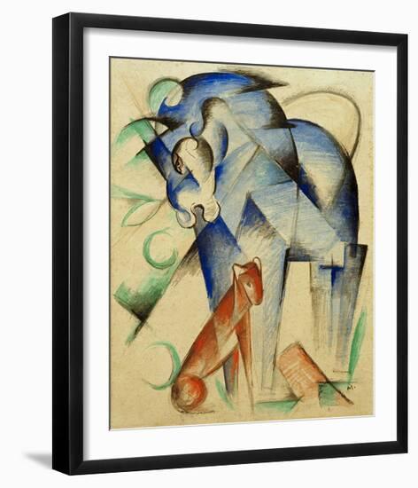 Mythical Creatures Horse and Dog-Franz Marc-Framed Giclee Print