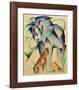 Mythical Creatures Horse and Dog-Franz Marc-Framed Giclee Print