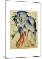 Mythical Creatures Horse and Dog-Franz Marc-Mounted Giclee Print