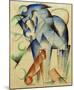 Mythical Creatures Horse and Dog-Franz Marc-Mounted Giclee Print