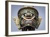 Mythical Temple Guard (Yaksha), Wat Phra Kaew, Bangkok, Thailand-Andrew Taylor-Framed Photographic Print