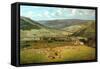 Mytholmroyd & Cragg Vale From Ewood Hall, 1869-John Holland-Framed Stretched Canvas