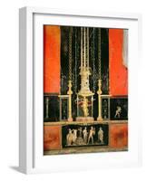 Mythological and Decorative Details from the East Wall in the Lover's Room, Casa Dei Vettii-Roman-Framed Giclee Print