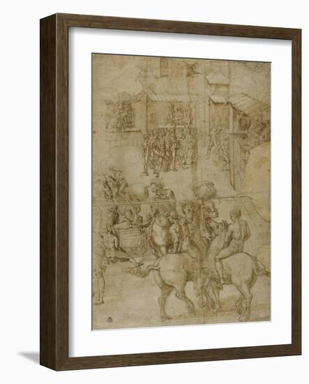 Mythological Pageant, 1528-29-Girolamo Genga-Framed Giclee Print