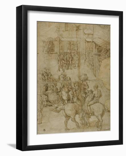 Mythological Pageant, 1528-29-Girolamo Genga-Framed Giclee Print