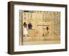 Mythological Papyrus of Imenemsauf, Chief Bearer of Amon-null-Framed Giclee Print