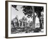 Mythological Statuary Lining the Roads of Countryside Near Sri Ramana Maharshi's Ashram-Eliot Elisofon-Framed Photographic Print