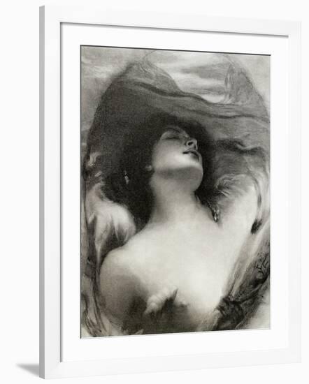 Mythology. Leda. She Was Mother of Helen of Troy, Clytemnestra and Castor and Polux.-null-Framed Giclee Print