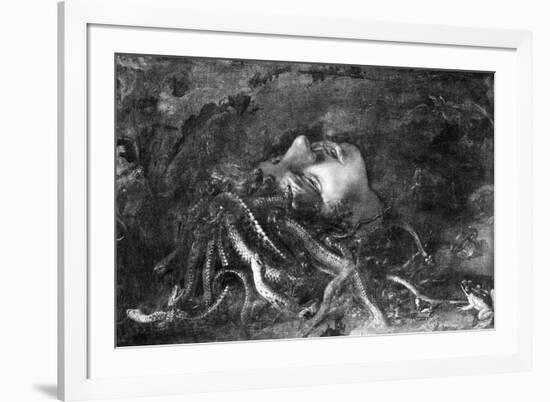 Mythology: Medusa-Leonardo da Vinci-Framed Giclee Print