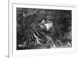 Mythology: Medusa-Leonardo da Vinci-Framed Giclee Print