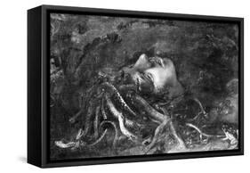 Mythology: Medusa-Leonardo da Vinci-Framed Stretched Canvas