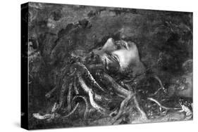 Mythology: Medusa-Leonardo da Vinci-Stretched Canvas