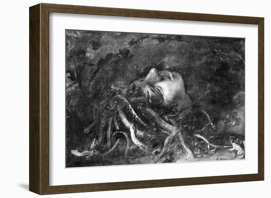 Mythology: Medusa-Leonardo da Vinci-Framed Giclee Print