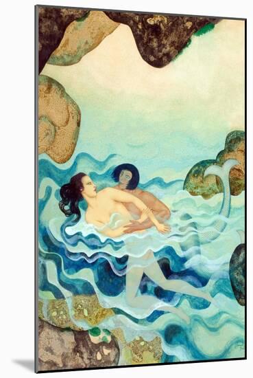 Myths the Ancients Believed - Glaucus and Scylla-Edmund Dulac-Mounted Art Print