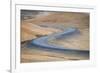 Myvatn District, Northern Iceland. Cracked Earth and Mud Volcano in Hverir.-Marco Bottigelli-Framed Photographic Print