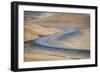 Myvatn District, Northern Iceland. Cracked Earth and Mud Volcano in Hverir.-Marco Bottigelli-Framed Photographic Print