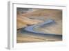 Myvatn District, Northern Iceland. Cracked Earth and Mud Volcano in Hverir.-Marco Bottigelli-Framed Photographic Print