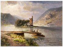 Der Mauseturm in the Rhein, The Subject of Legend-N. Astudin-Framed Art Print