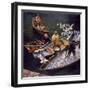 N.C. Wyeth: Fishermen-Newell Convers Wyeth-Framed Giclee Print
