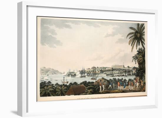 N.E. View of Fort Louis in the Island of Martinique, Illustration from 'An Account of the…-Cooper Willyams-Framed Giclee Print