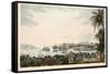 N.E. View of Fort Louis in the Island of Martinique, Illustration from 'An Account of the…-Cooper Willyams-Framed Stretched Canvas