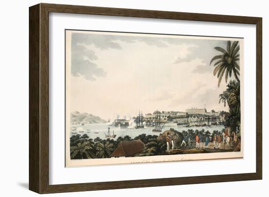 N.E. View of Fort Louis in the Island of Martinique, Illustration from 'An Account of the…-Cooper Willyams-Framed Giclee Print