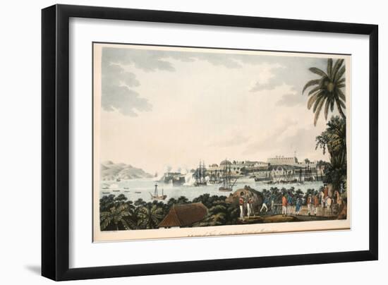 N.E. View of Fort Louis in the Island of Martinique, Illustration from 'An Account of the…-Cooper Willyams-Framed Giclee Print