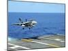 n F/A-18C Hornet Lands Aboard the Aircraft Carrier USS Ronald Reagan-Stocktrek Images-Mounted Premium Photographic Print