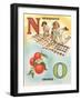 N for Newspaper, O for Orange-null-Framed Art Print